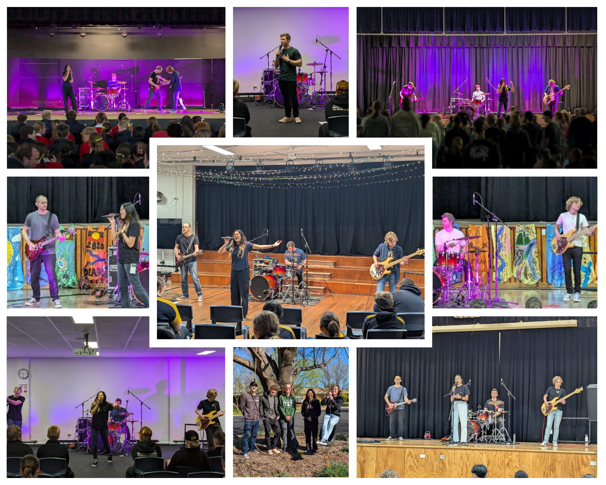 Amber Lights performing at Youth events in central west