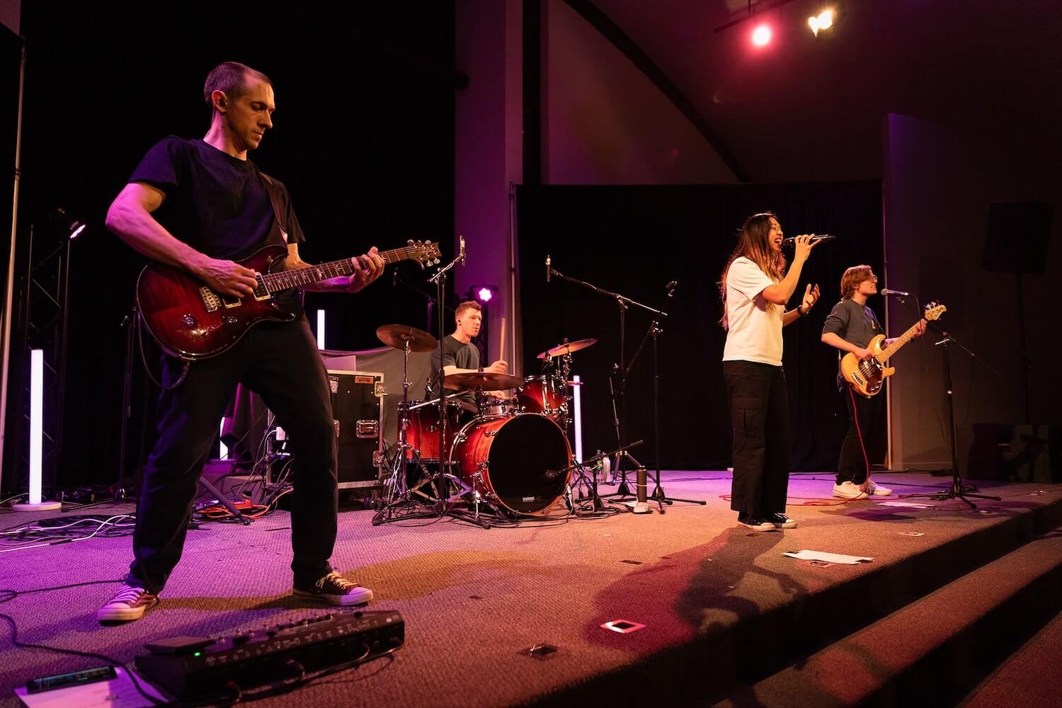 Amber Lights Rock Band Positive Influence Youth Young Generation Power to Change Australia