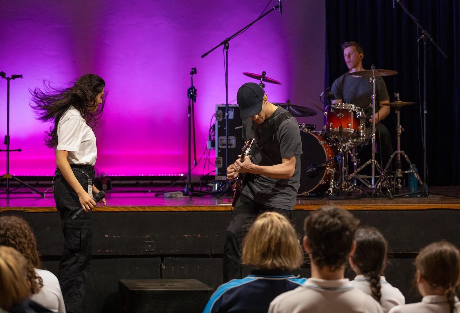 Amber Lights Rock Band Positive Influence Youth Young Generation Power to Change Australia